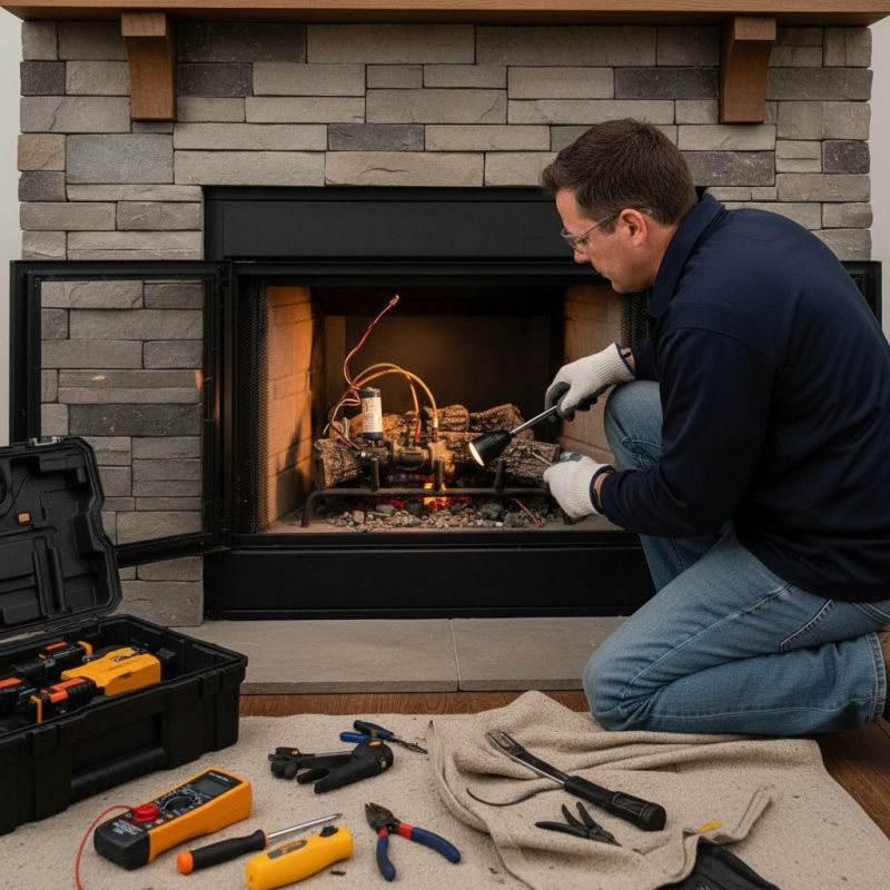 Local Fireplace Repair And Installation pros at work
